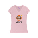 SPACE - Women's Jersey V-Neck Tee